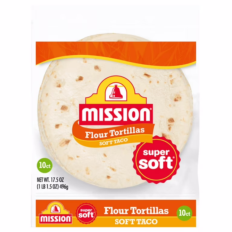 Mission Flour Tortillas, Soft Taco Size