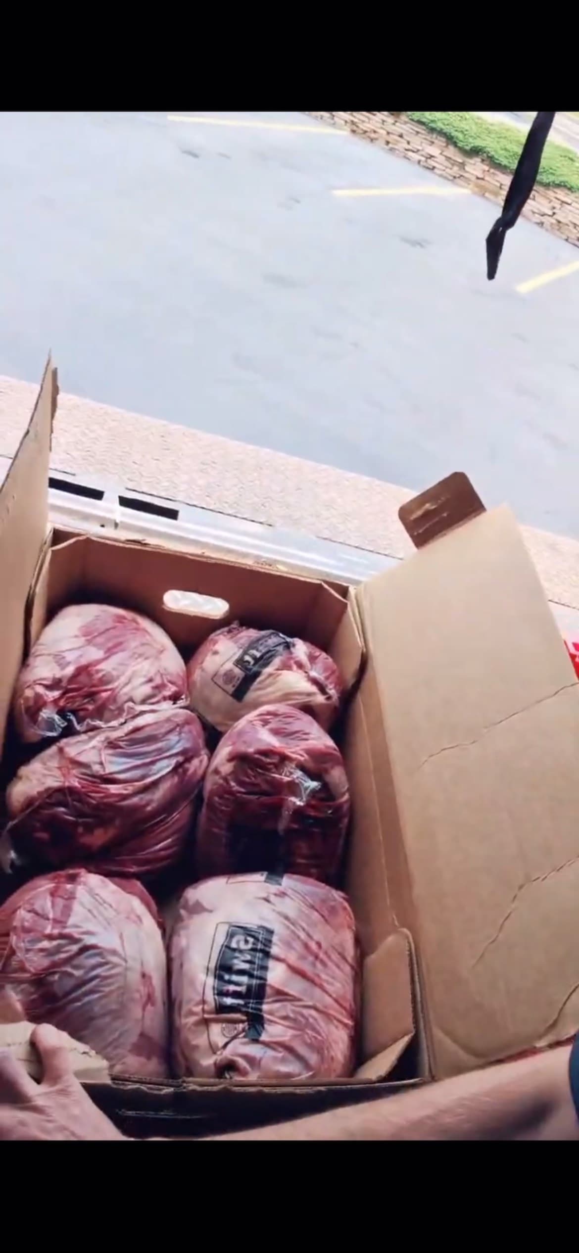 Food vendor delivery truck