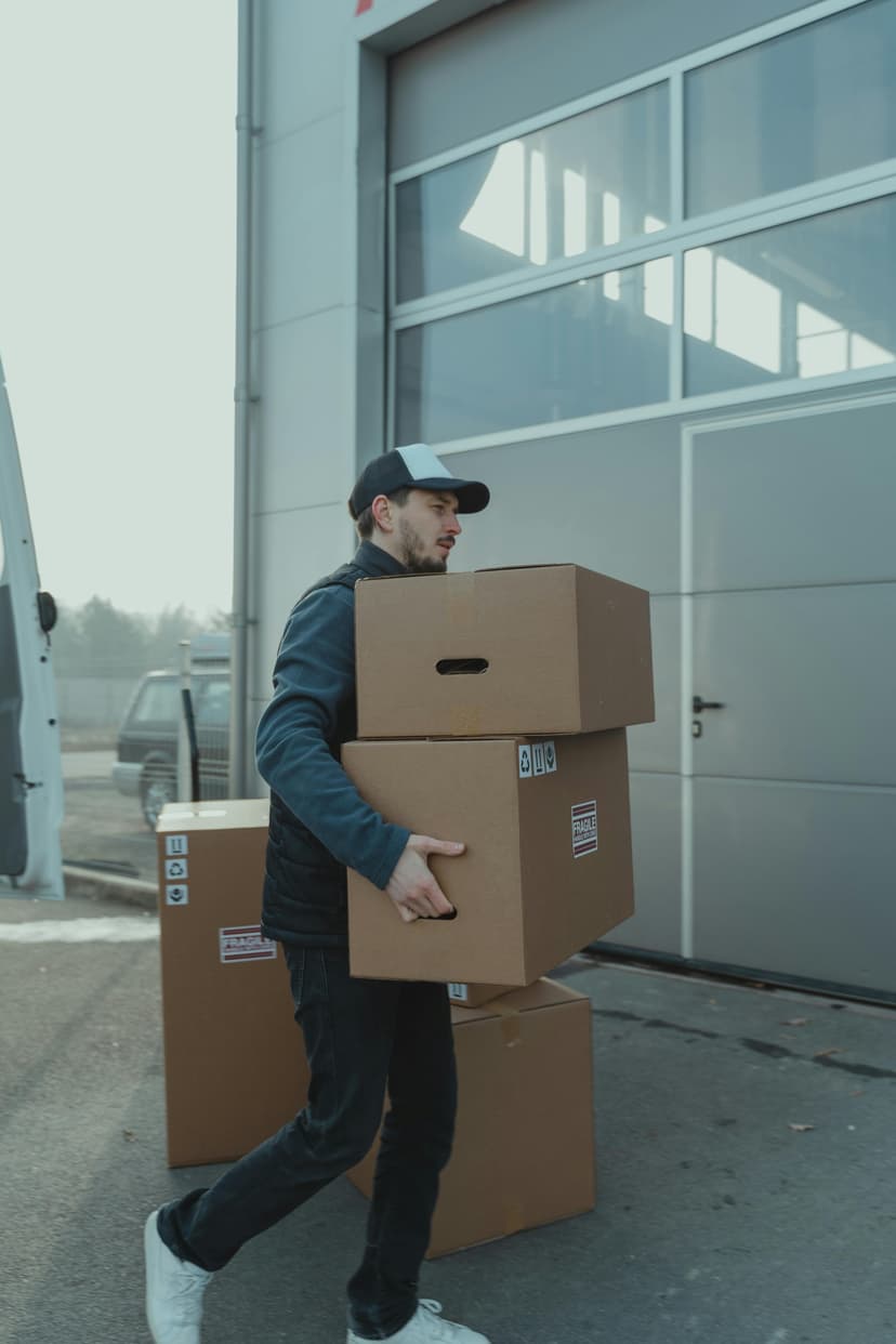 Orders being prepared in fulfillment center