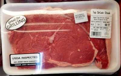 8oz Beef Top Sirloin Steaks